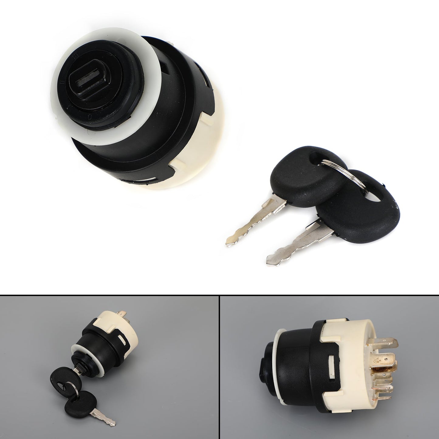 Interruttore di accensione per attrezzature pesanti 65511440 per Terex con 2 chiavi