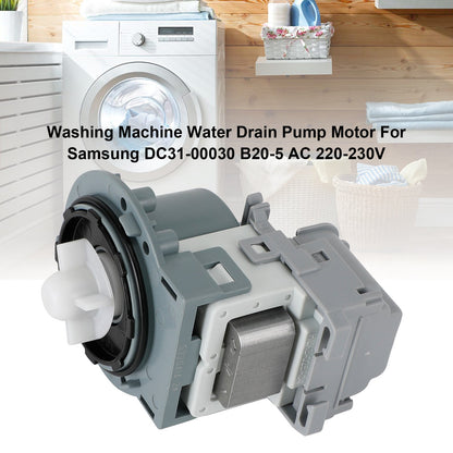 Motore della pompa di scarico dell'acqua della lavatrice per Samsung DC31-00030 B20-5 AC 220-230V