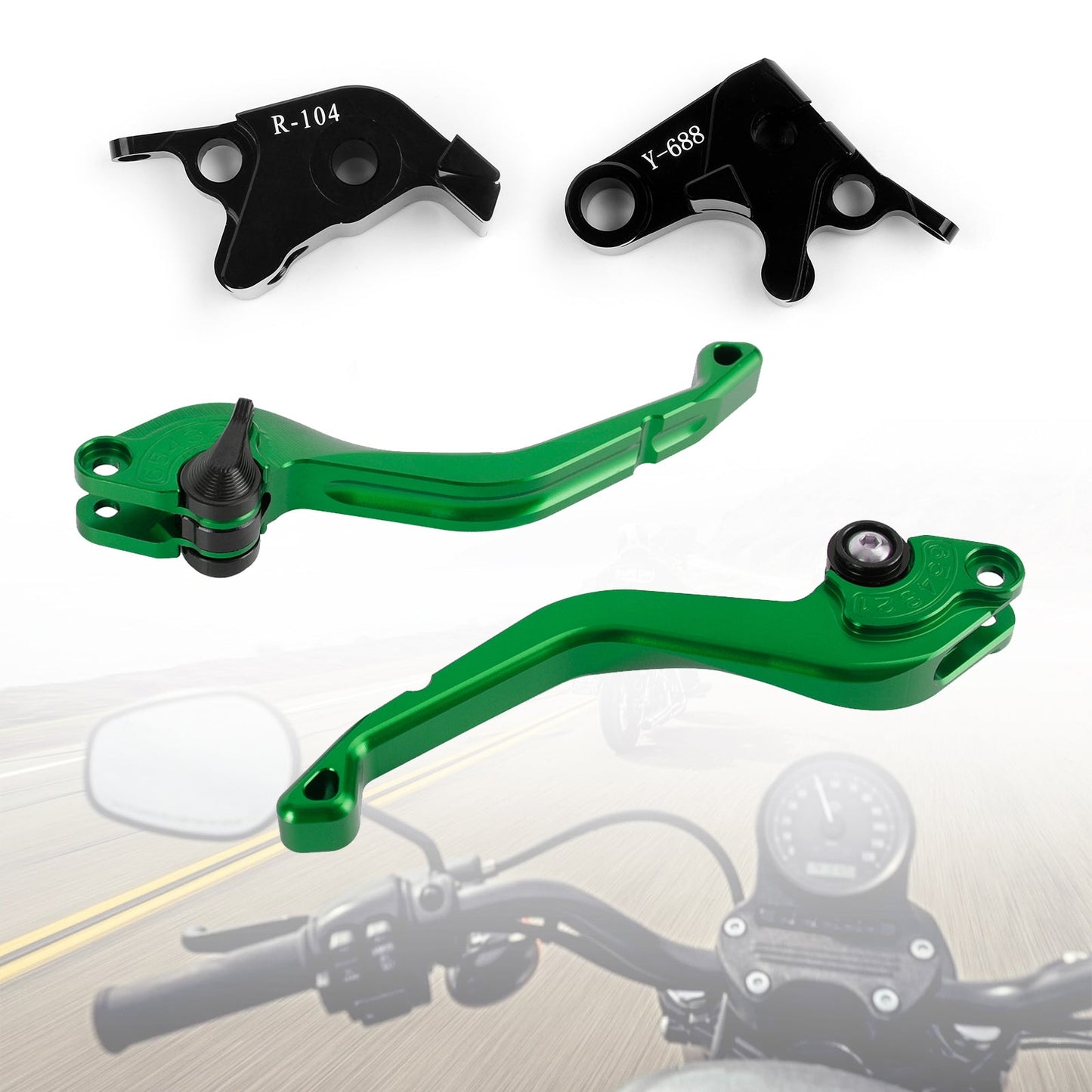 Yamaha YZF R1 R6 R6S VERSIONE CA/UE Leva freno frizione corta CNC