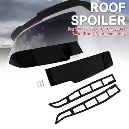 Spoiler nero per porta della stalla Premium adatto per VW Transporter T5 T5.1 T6 T6.1