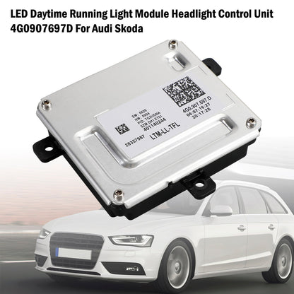 4G0907697D 2012-2015 Audi A4 / S4 Q3 LED Daytime Running Light Module unità di controllo del faro