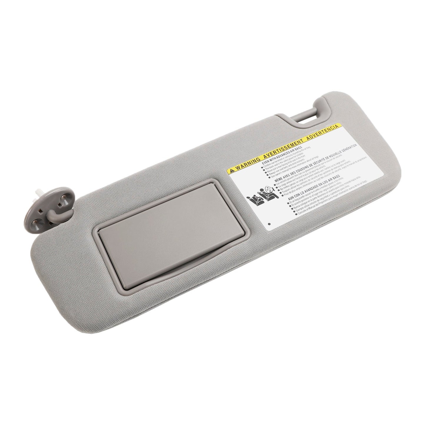 Toyota Highlander 2014-2019 Visiera parasole sinistra con Vanity grigio chiaro 74320-0E074-B0