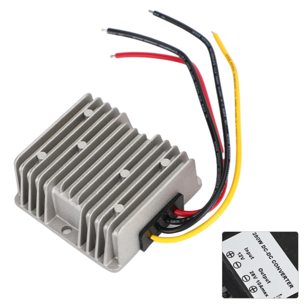 Areyourshop Regolatore convertitore CC da 12V a 28V 280W Modulo step up di alimentazione impermeabile
