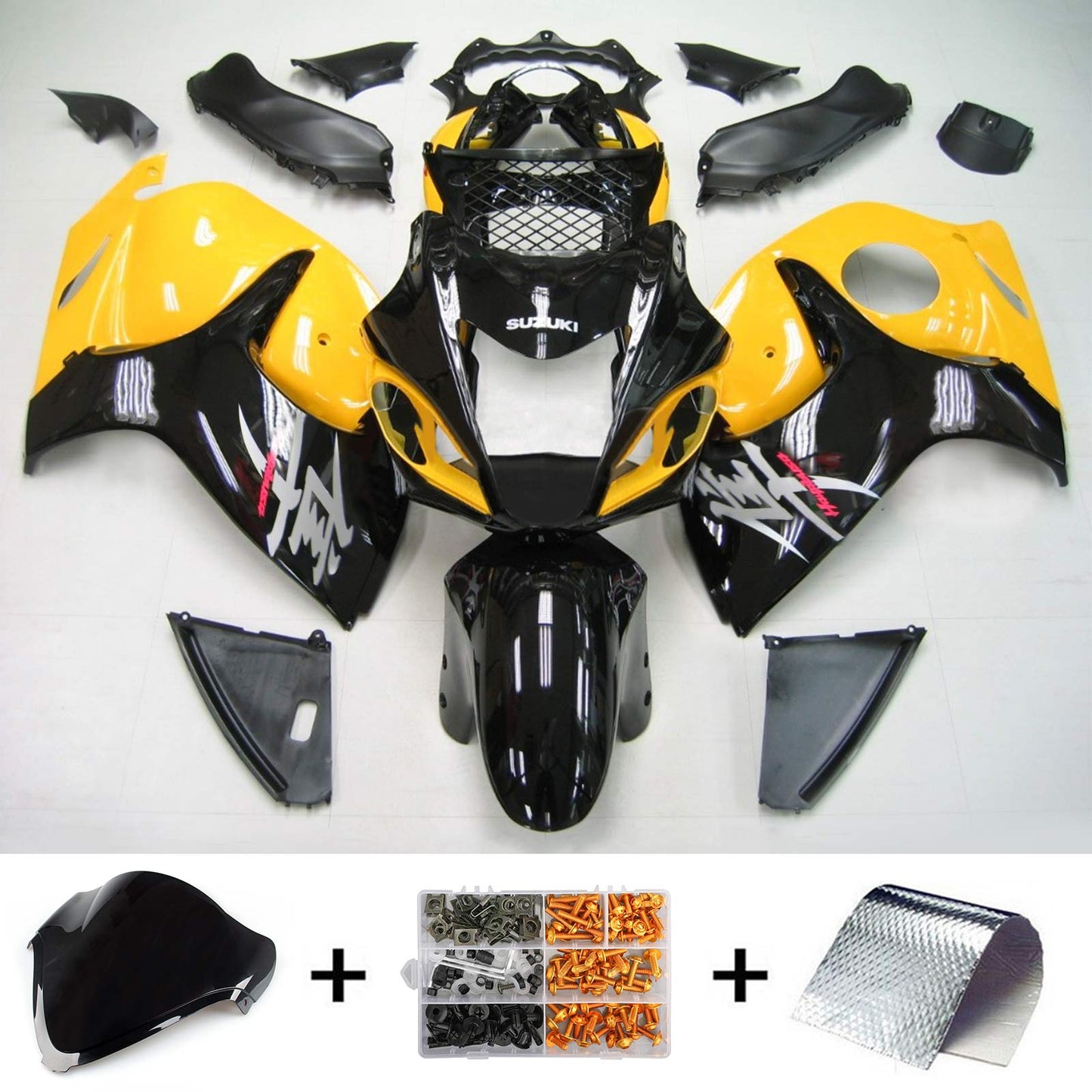 Suzuki Hayabusa GSXR1300 2008-2020 Kit Carenatura Carrozzeria Plastica ABS