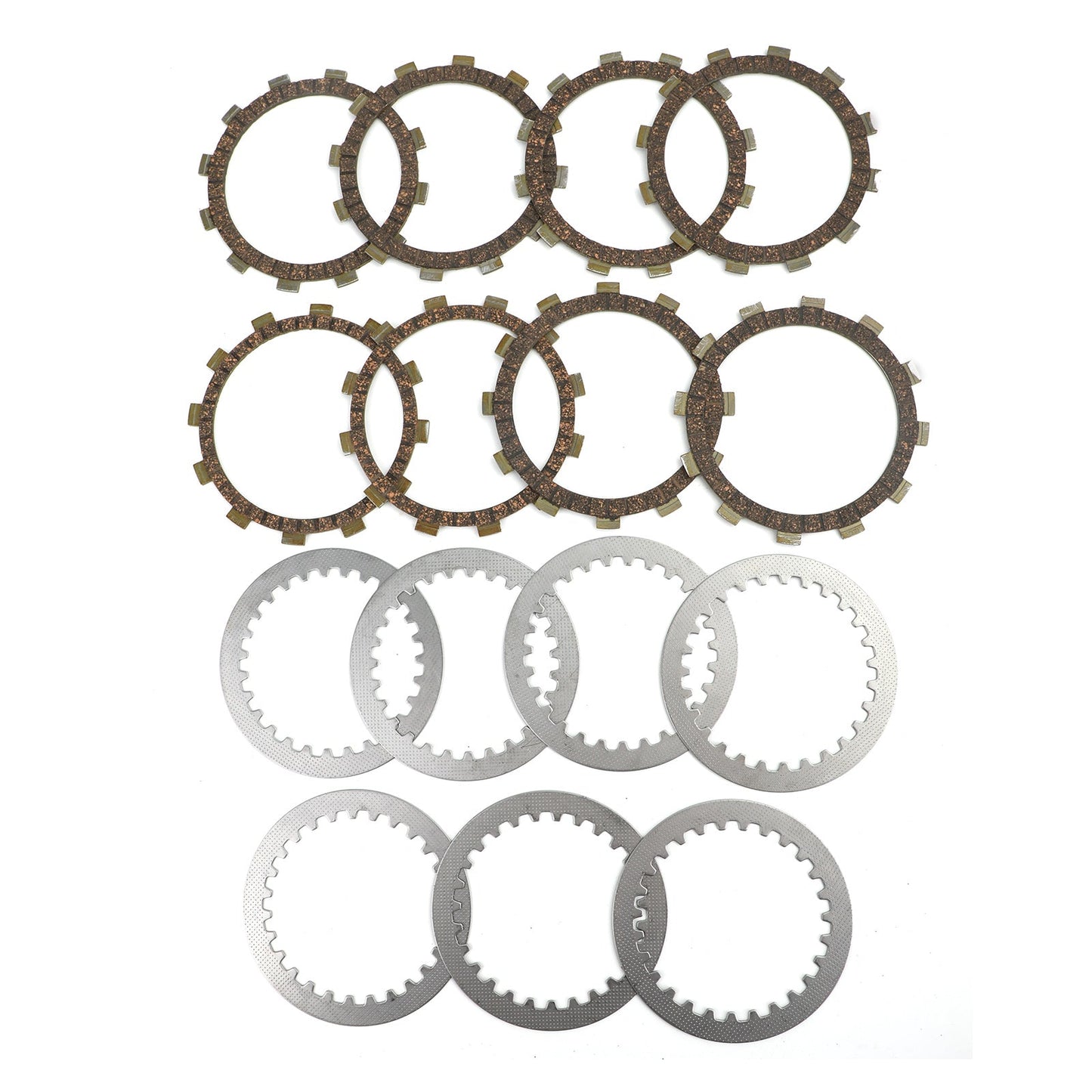 Kit frizione in ferro e dischi di attrito adatti per Yamaha TT600 XT400 XT500 XT600 SRX400 Generico