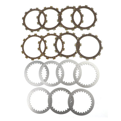 Kit frizione in ferro e dischi di attrito adatti per Yamaha TT600 XT400 XT500 XT600 SRX400 Generico