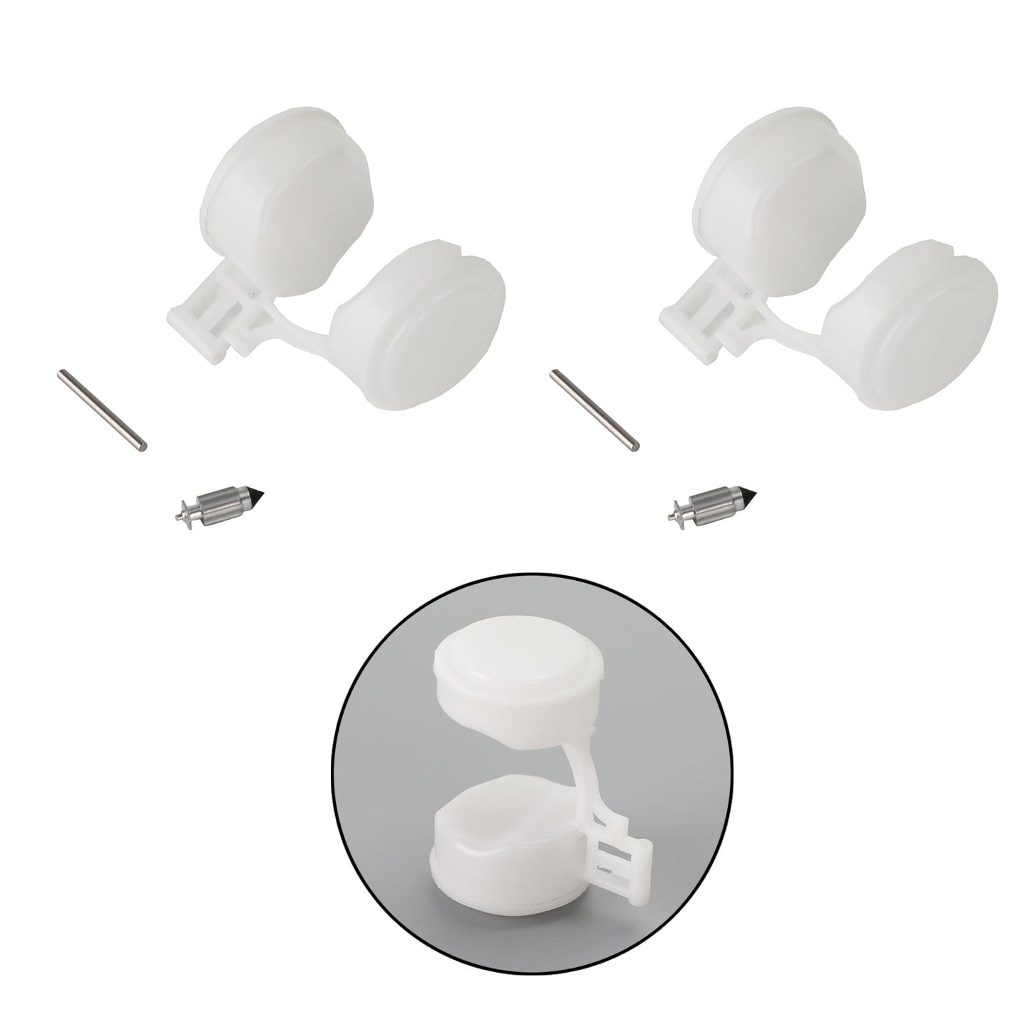 2x kit di riparazione carburatore set galleggiante adatto per Honda CBR600 CBR750 CBR1000 CB1000 generico