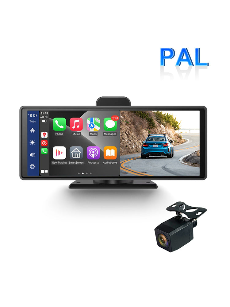 Monitor Smart Screen DVR da 10,26 pollici in formato NTSC per autobus per camion camper + telecamera di retromarcia