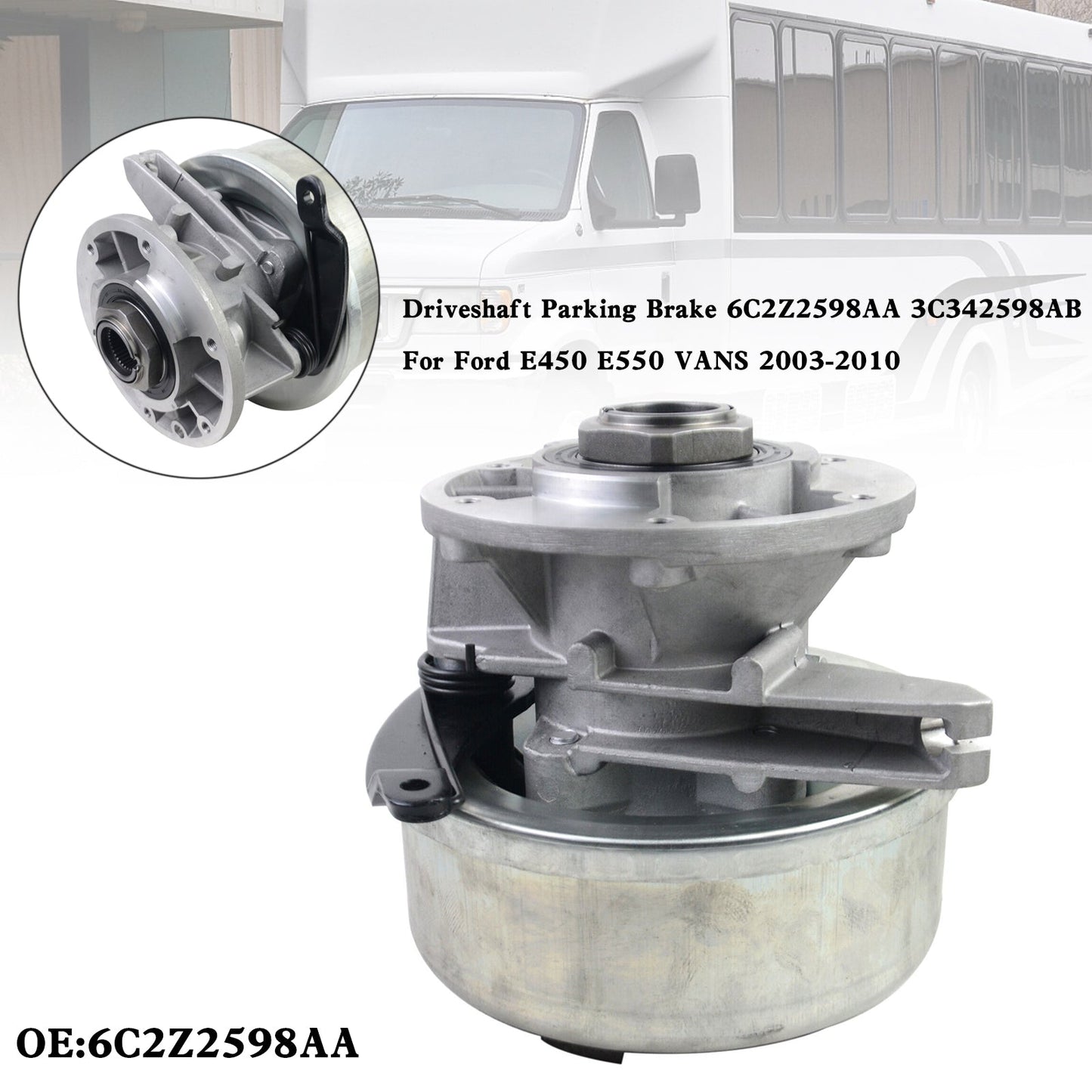 Ford E450 e E550 FURGONI 2003-2010 Freno di stazionamento albero di trasmissione 6C2Z2598AA 3C342598AB 4WD AWD RWD
