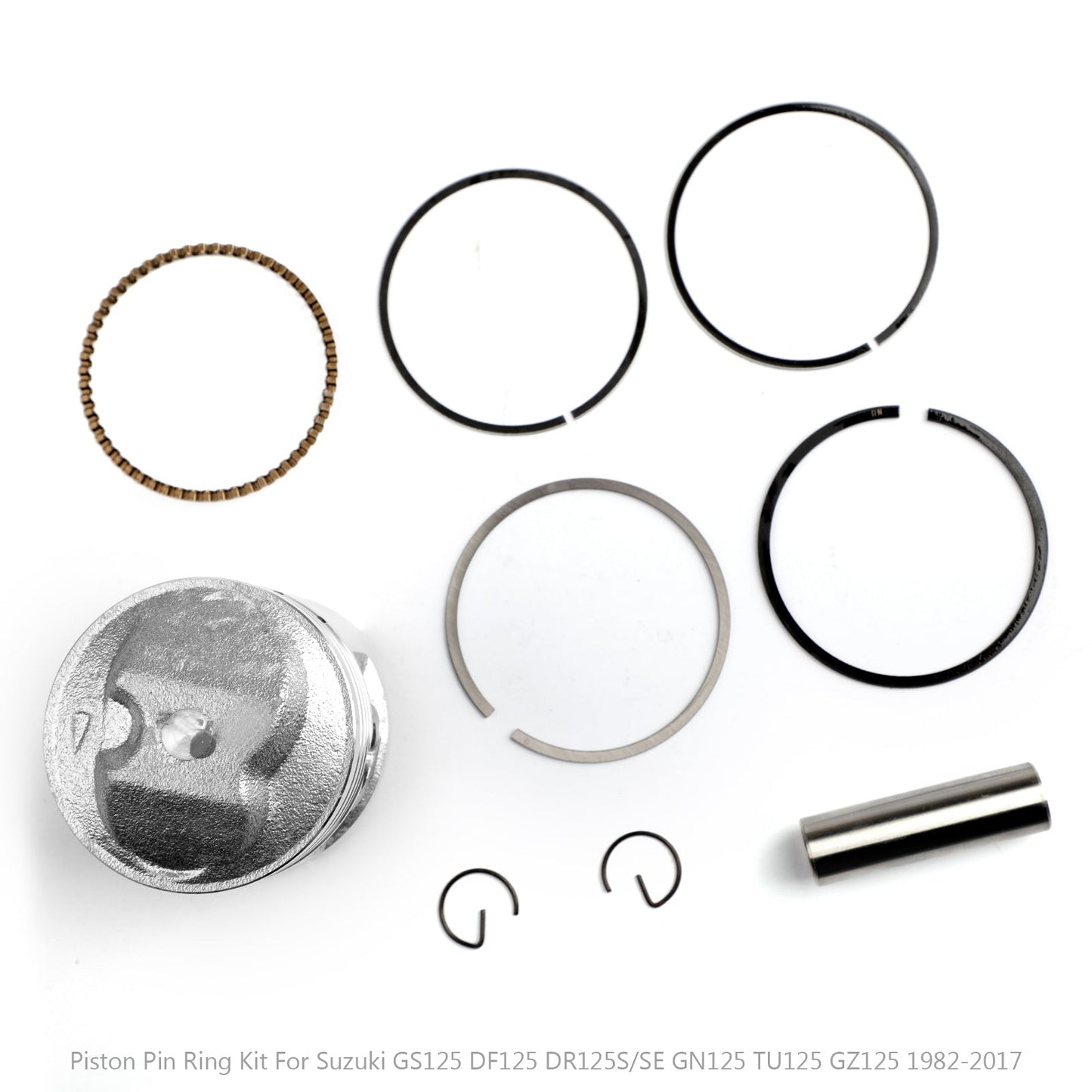 Pistone Pin Anello Kit Per Suzuki GS125 DF125 DR125S/SE GN125 TU125 GZ125 1982-217