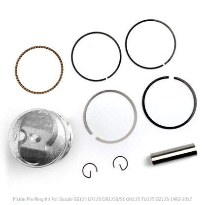Pistone Pin Anello Kit Per Suzuki GS125 DF125 DR125S/SE GN125 TU125 GZ125 1982-217