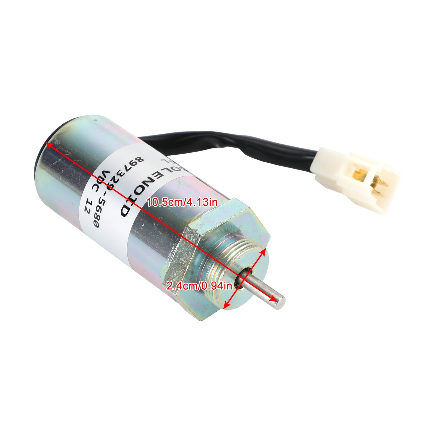 897329-5680 solenoide spento combustibile per i motori 3LD1 3LD2 4LE1 3LB1 di Isuzu