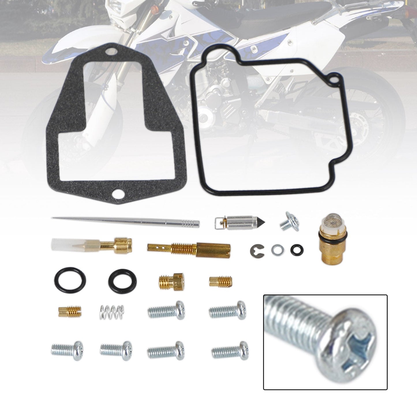 Suzuki DRZ250 DR-Z250 2001-2007 Kit riparazione ricostruzione carburatore