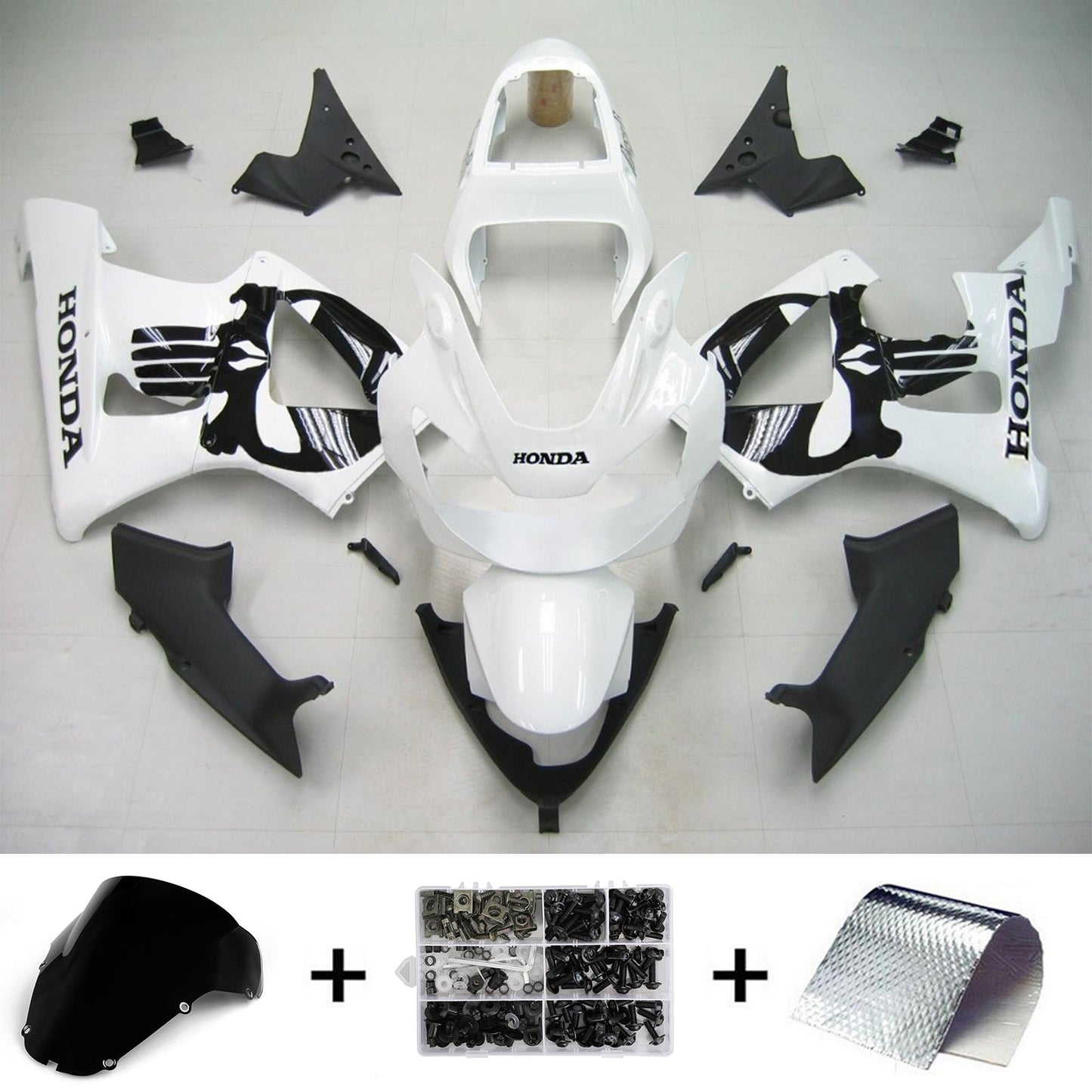 Amotopart Honda CBR929RR 2000-2001 Disory Kit Body Plastic Abs