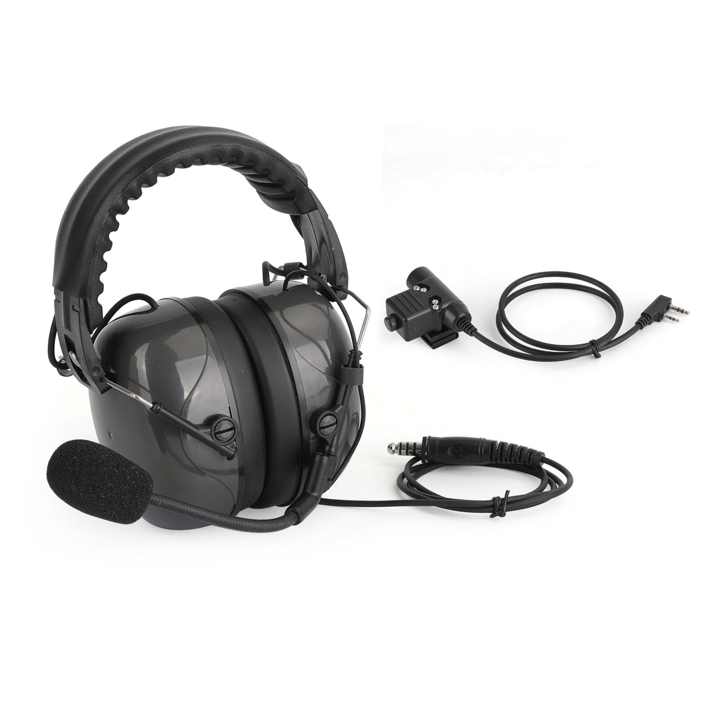 Cuffie regolabili con cancellazione del rumore adatte per Kenwood BaoFeng TK3107 TK3207