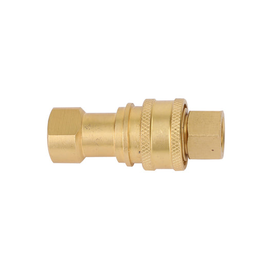 1 set 1/4" NPT ISO 7241-B raccordi idraulici a sgancio rapido/accoppiatori in ottone