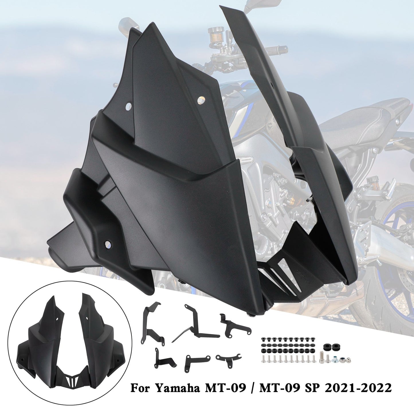 2021-2023 Yamaha MT-09 / SP Ermax Carenatura laterale inferiore del motore