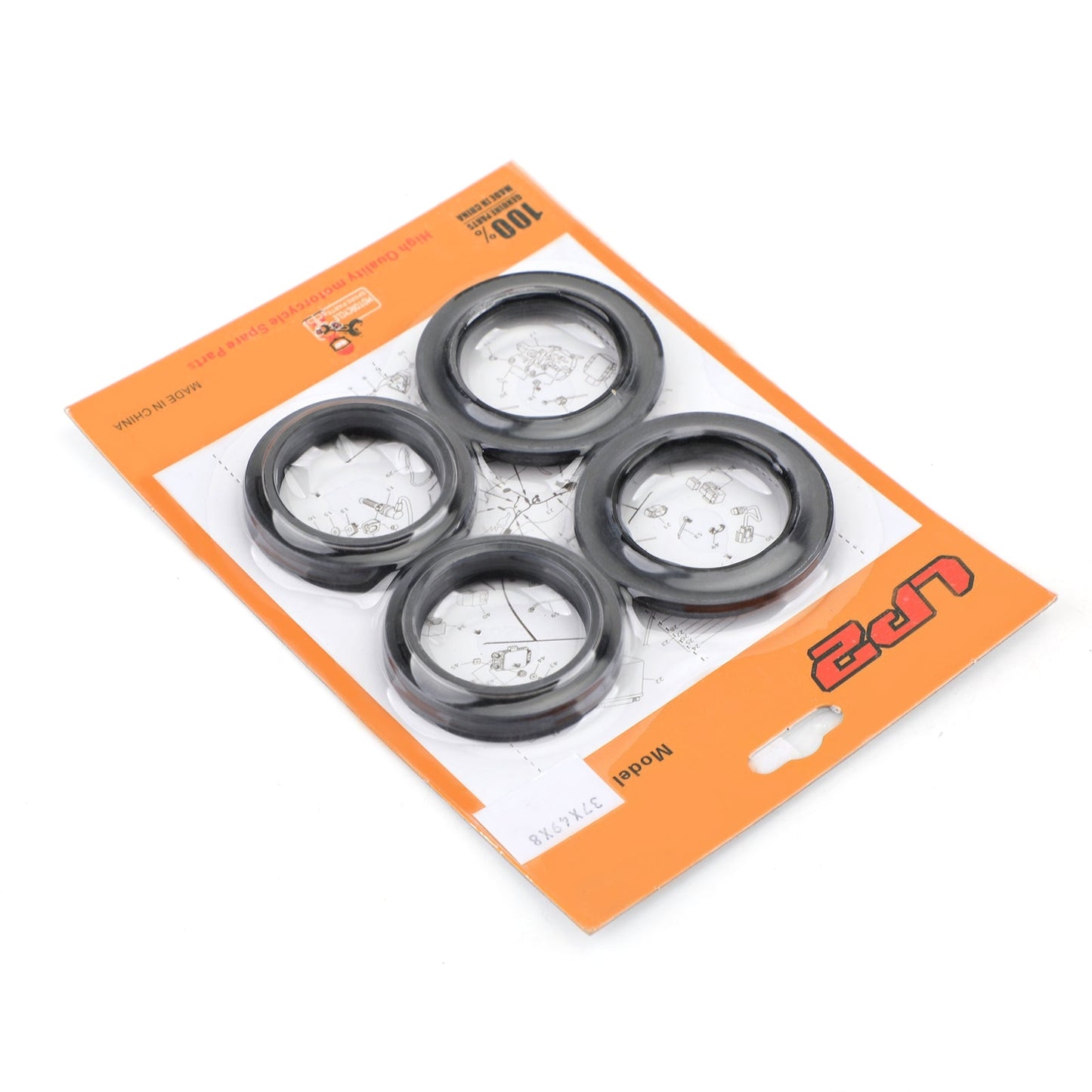 Kit ricostruzione parapolvere olio forcella per Kawasaki ZX600 Ninja ZX750 ZX1100 GPz ZL600 generico