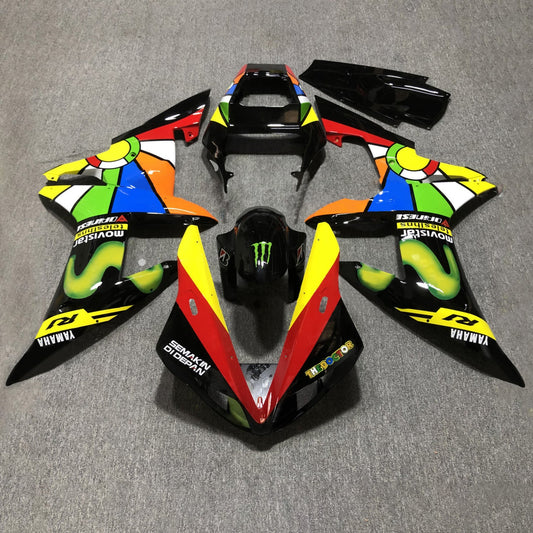 Amotopart Yamaha YZF-R1 2002-2003 Kit Carena Carrozzeria Plastica ABS