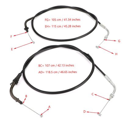 Cavo acceleratore 5PB-26311-10 per Yamaha V-Star 1100 XVS1100 1999-2011 Generico