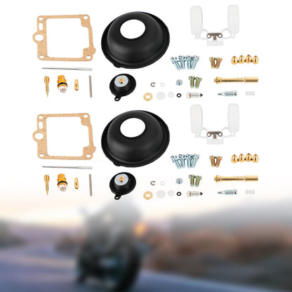2X Carburatore Carb Rebuild Repair Kit adatto per Yamaha Virago XV750 1988-1998 Generico