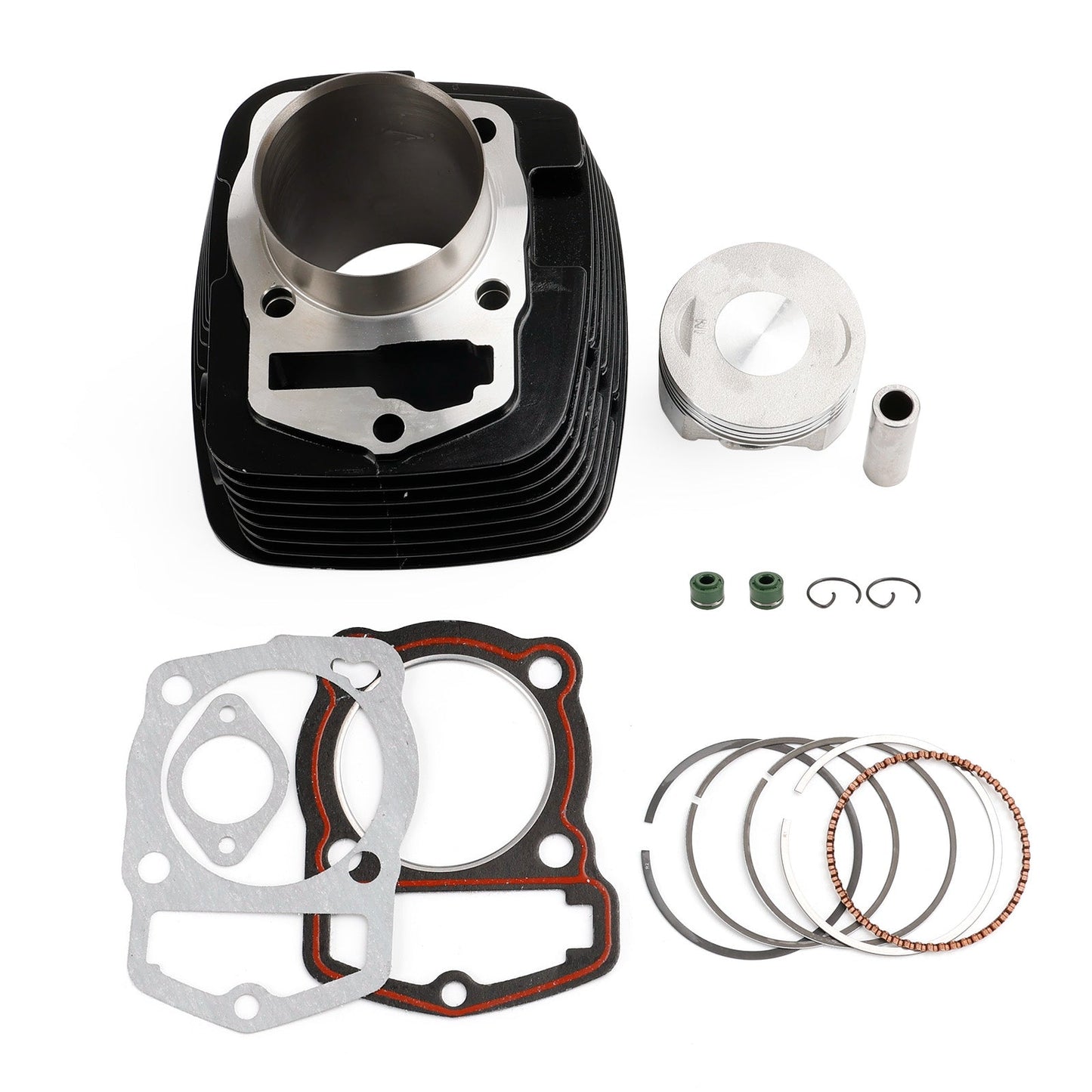 Kit cilindro 250cc 65,5 mm per Italika 250Z / Negro - Spinotto pistone 15 mm - 2014-2019