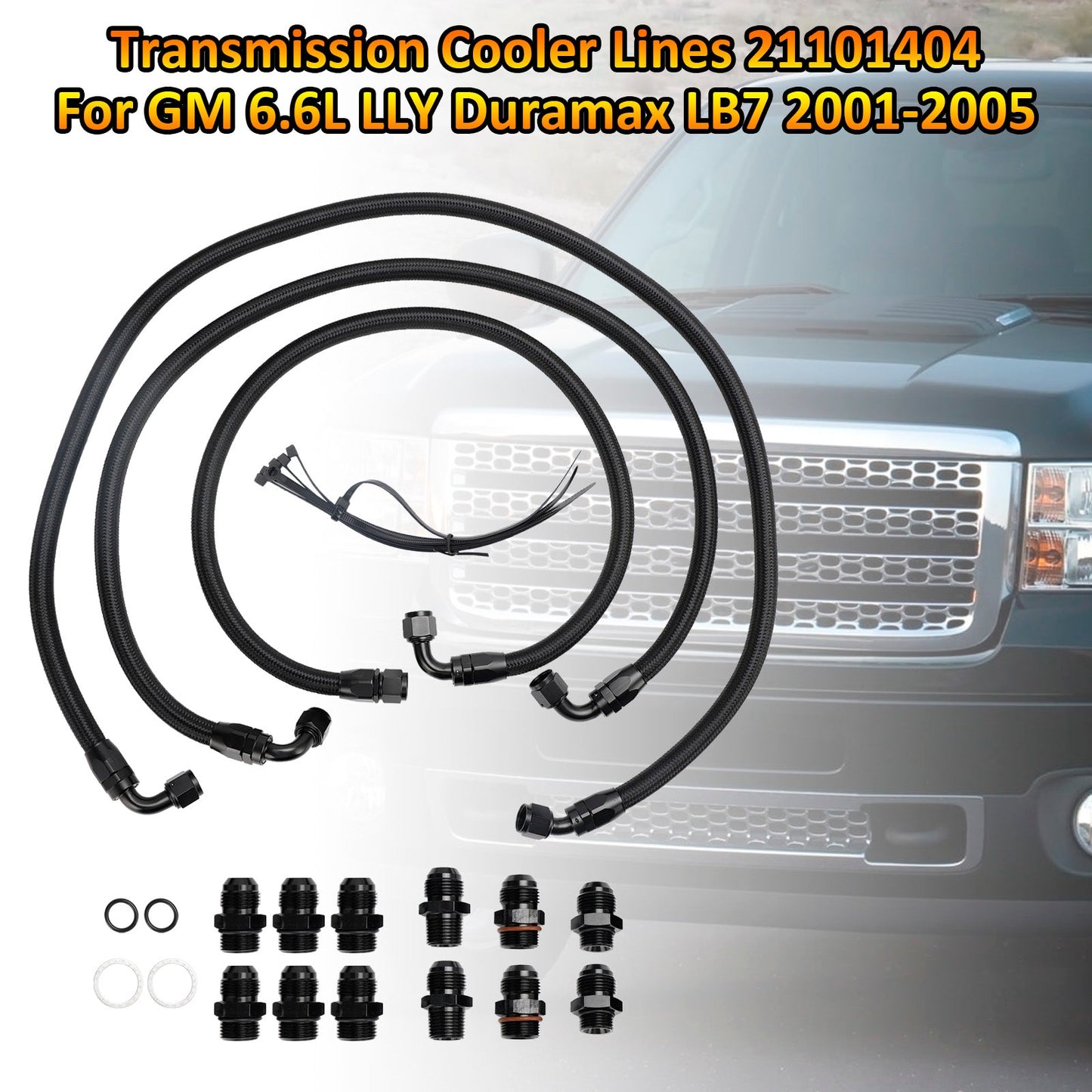 Linee di raffreddamento della trasmissione GM 6.6L LLY Duramax LB7 2001-2005 21101404 Fedex Express