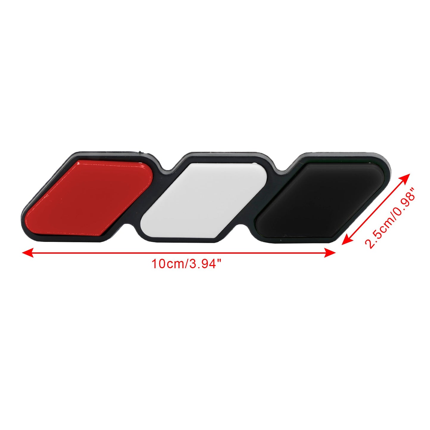 Accessori per auto con emblema distintivo per griglia tricolore per Toyota Tacoma TRD Tundra RAV4