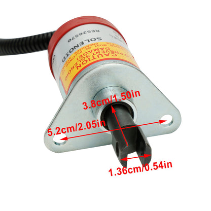 RE526570 Solenoide di arresto per John Deere 315 317 320 325 328 332 CT315 CT322 CT332