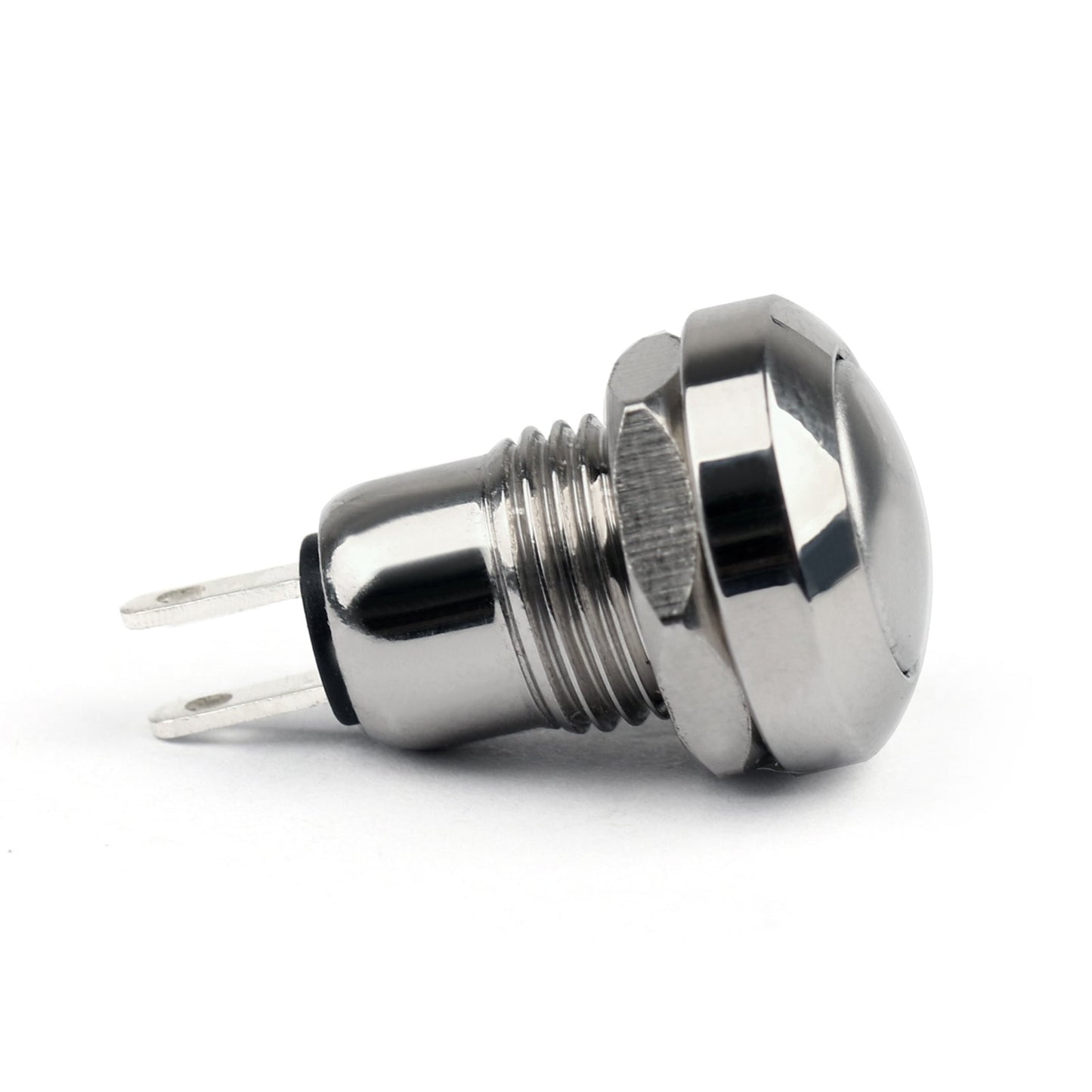 1 Pz 8mm Mini 1NO 2Pin Metallo Momentaneo Interruttore a Pulsante 3A/250V Per Auto/Barca