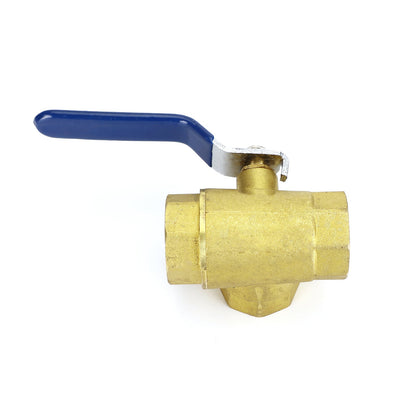 1" valvola a sfera femmina porta L 600 WOG NPT valvola a sfera in ottone filettato impianto idraulico