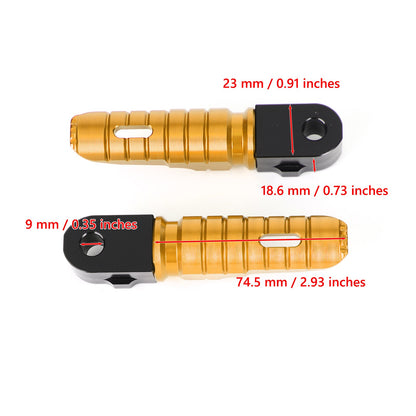 Pedane Poggiapiedi Posteriori Pedane per PEUGEO Speedfight 4 50 125 150 tutto l'anno Generic