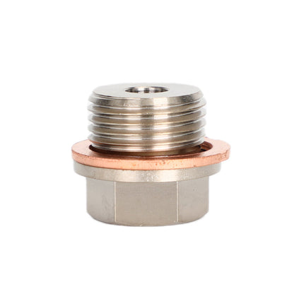 1/8" NPT a M18x1.5 Adattatore mittente per manometro temperatura pressione maschio Generico