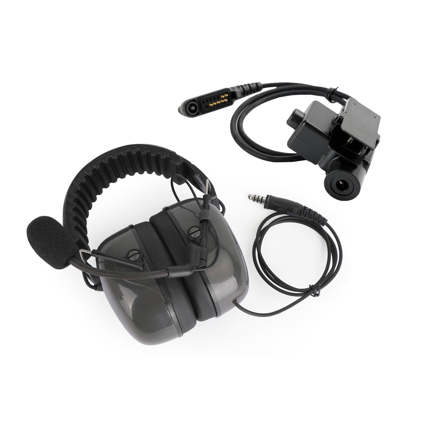 Cuffia regolabile con cancellazione del rumore 7.1-C5 per Hytera PD600 PD602 PD602g PD605