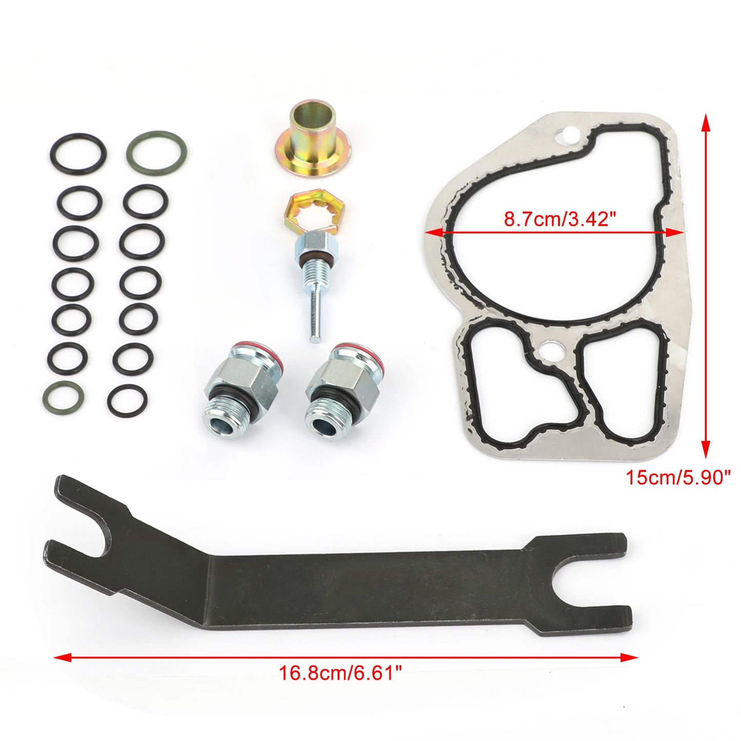 Il kit di manutenzione principale della pompa dell'olio ad alta pressione si adatta a Ford Powerstroke 7.3L 1994-2003 generico