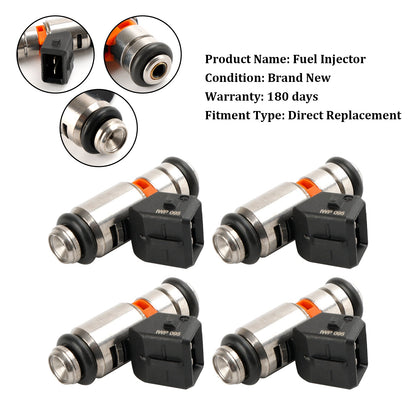 4PCS Iniettore di carburante IWP095 per Fiat Punto 1.4L 2007-2009 Fit Fiat Palio 1.6L