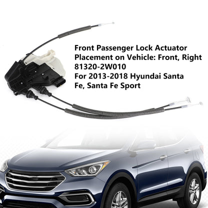 Attuatore blocco anteriore destro 81320-2W010 per Hyundai Santa Fe/Santa Fe Sport 13-18 generico