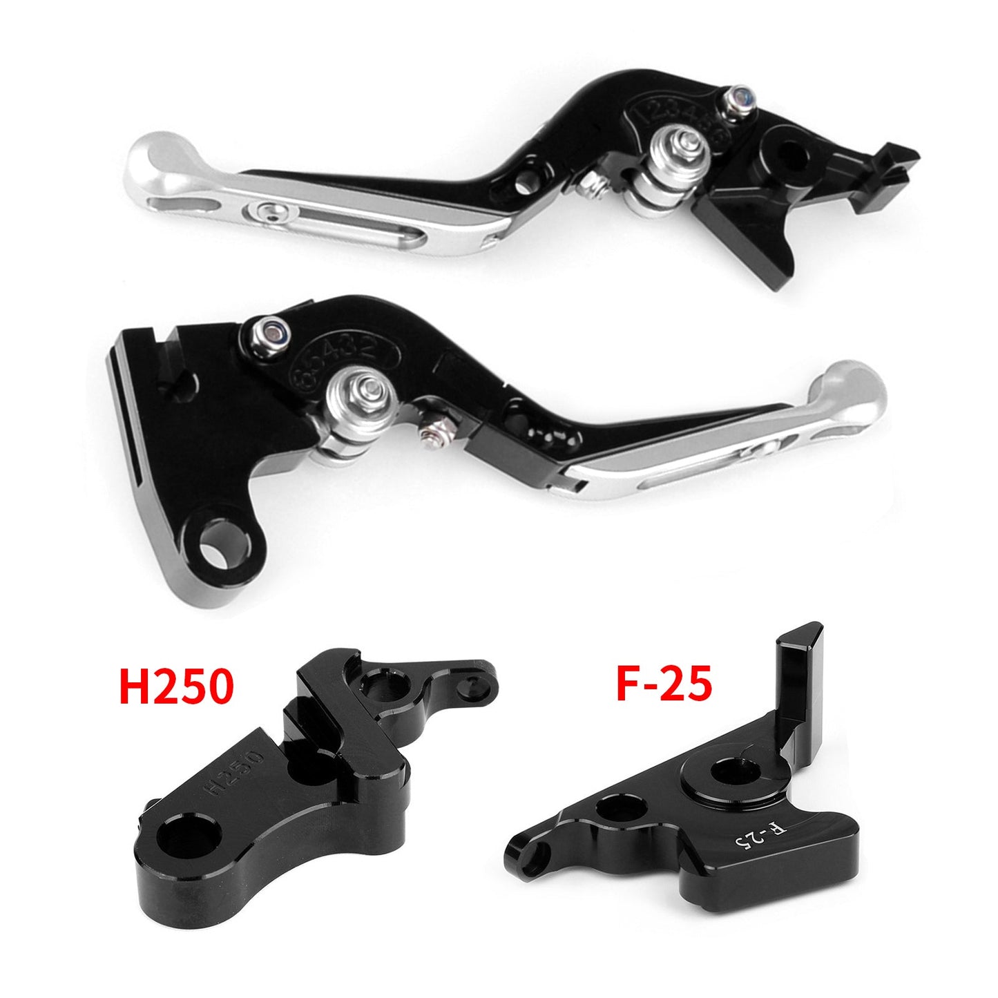 Leva freno frizione regolabile per Honda CB500F CBR500R CBR250R CBR300RR CB300F Generico