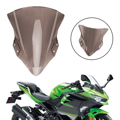 Parabrezza per parabrezza moto in plastica ABS per Kawasaki 2018-2022 Ninja 400 Generico