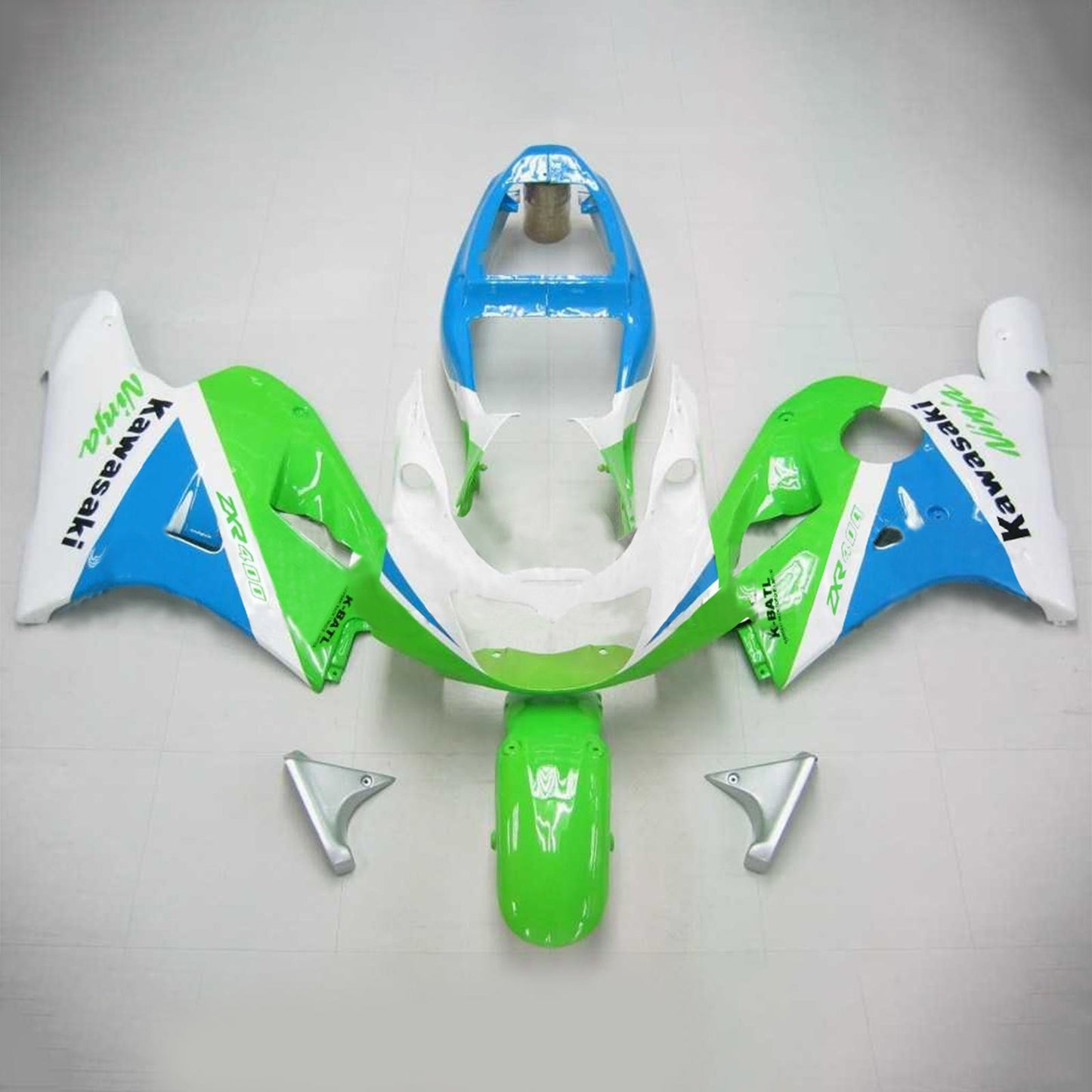 Amotopart Kawasaki ZXR400 1992-1996
Kit di travestimento bianco verde