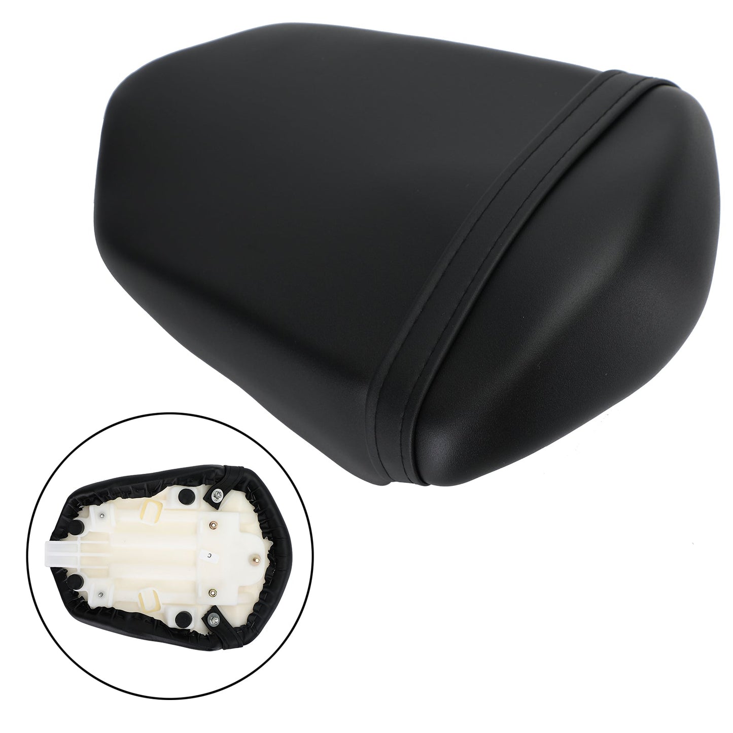 Sella passeggero posteriore per sedile passeggero adatta per Suzuki Gsx1300BK 2008-2012 09 10 11 Generico