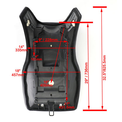 Sella Anteriore Conducente Sella Passeggero Nera Fit Per Honda Cmx 500 300 Rebel 17-21 Generic