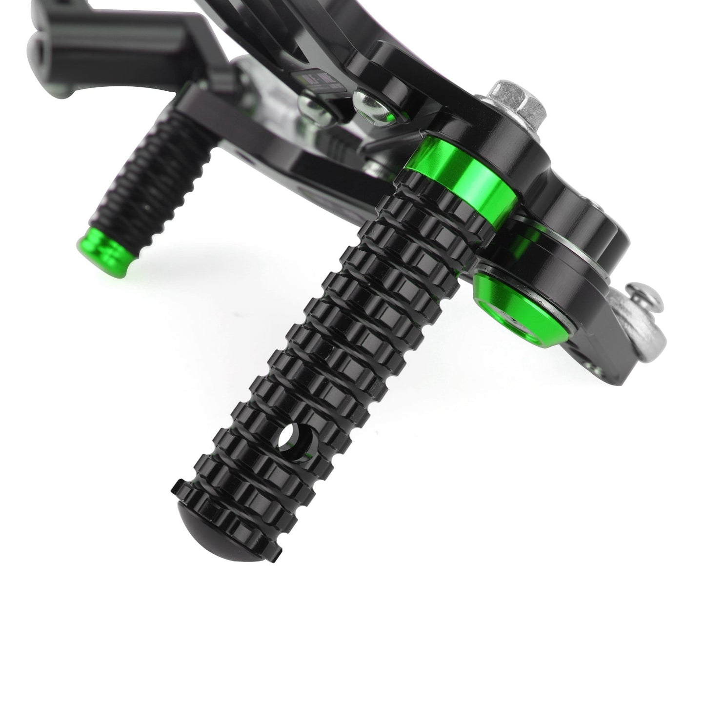 Pedane Pedane CNC Alu Verde Fit per Kawasaki Ninja EX 250 / 400 2018-2020 Generico
