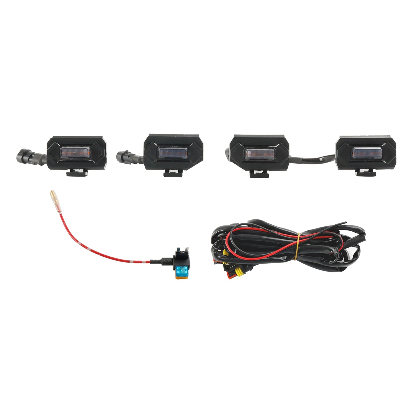 Luci della griglia a LED da 4 pezzi adatte per Toyota Tacoma TRD Off Road e TRD Sport 2020-2023