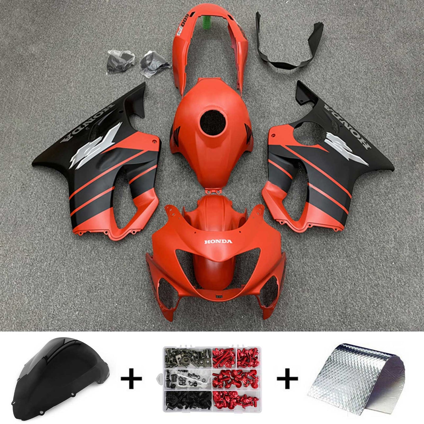 Amotopart Kit Carena Honda CBR600 F4i 2004-2007 Carrozzeria Plastica ABS