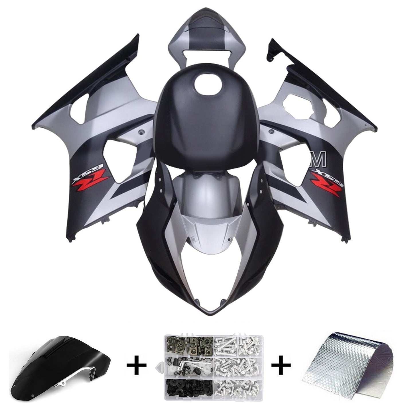 2003-2004 Suzuki GSXR1000 K3 Kit carenatura iniezione Carrozzeria Plastica ABS