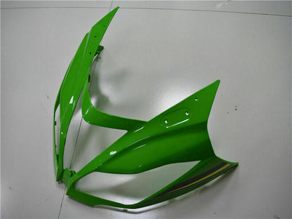 Amotopart 2013-2018 Kawasaki ZX6R Cladding Green Black Kit