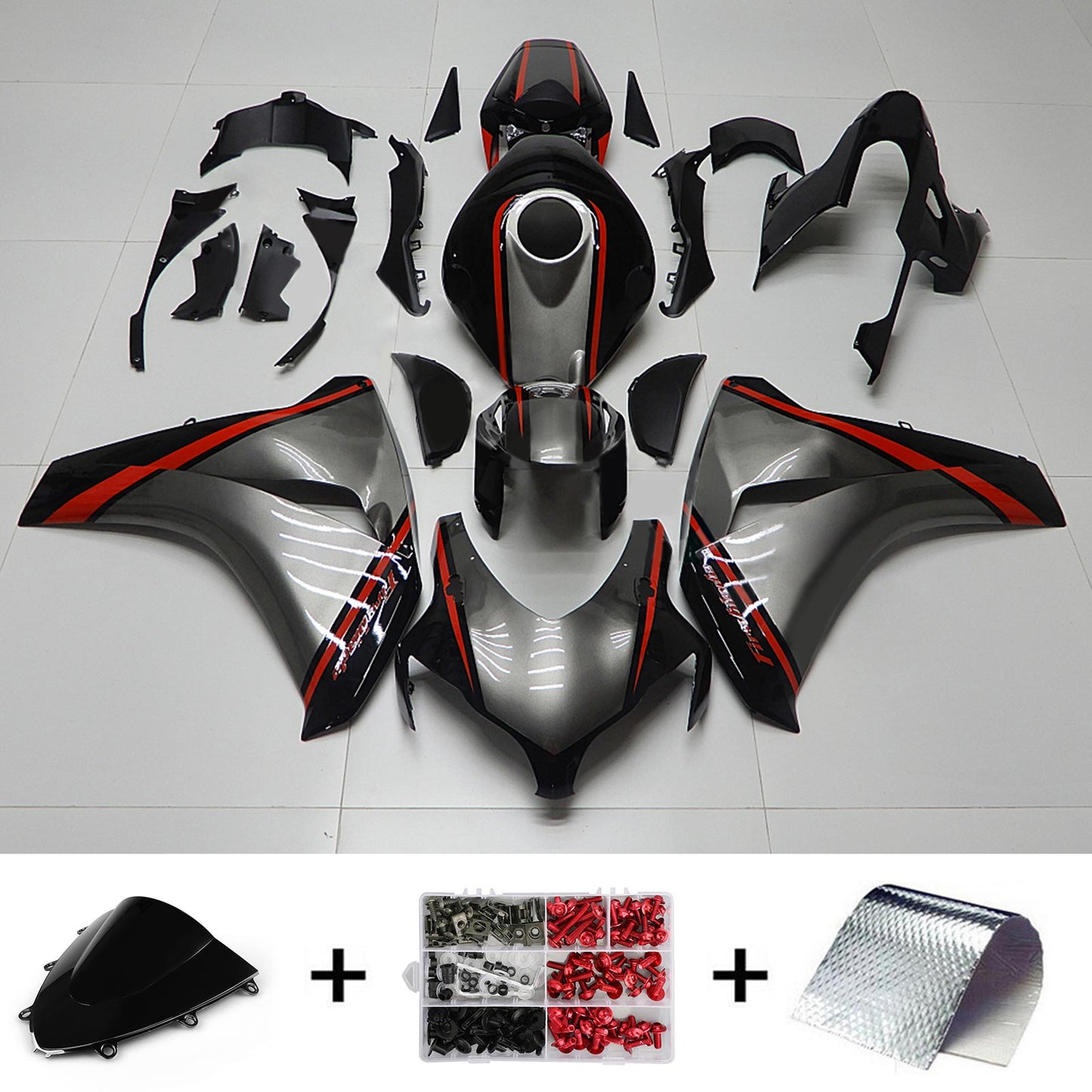 Amotopart Honda CBR1000RR 2008-2011 Kit carena Carrozzeria Plastica ABS