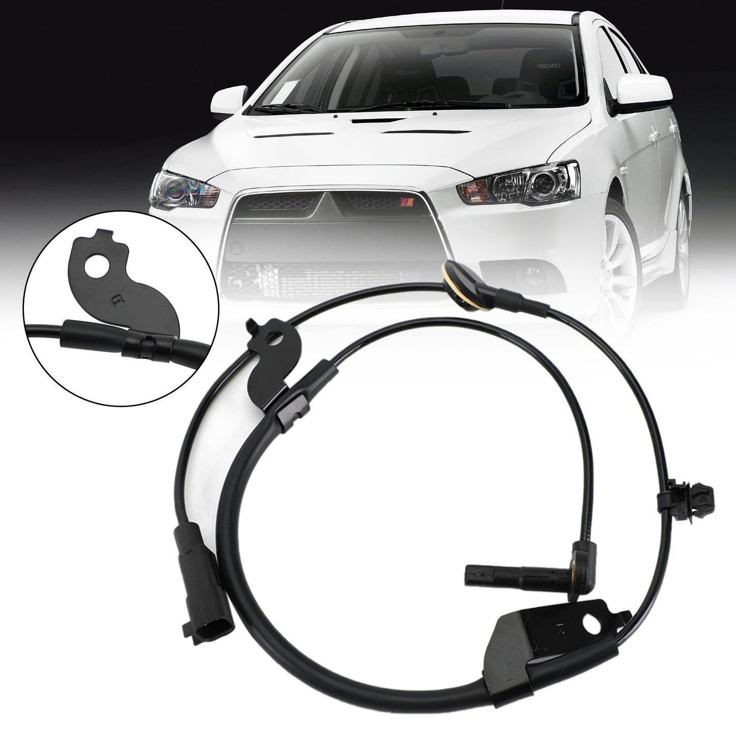 Nuovo sensore di velocità ruota anteriore destro ABS 4670A576 per Mitsubishi Lancer 2008-2011 generico