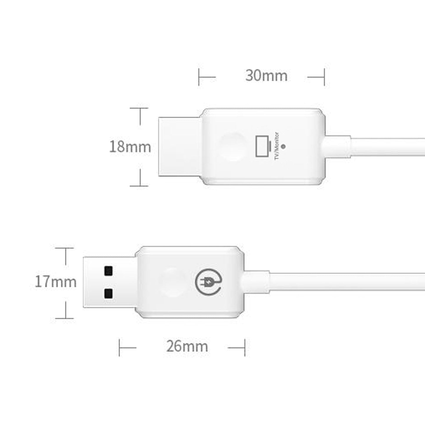 Ricevitore trasmettitore video extender HDMI tipo C wireless 50M per PC da telefono a TV